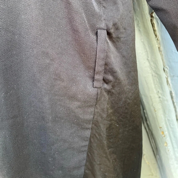 ALLSAINTS Hace Black Trench coat,  size 8 - Picture 8 of 14